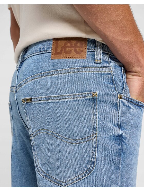 Lee Lee Jeansy Brooklyn Straight Niebieski Regular Fit
