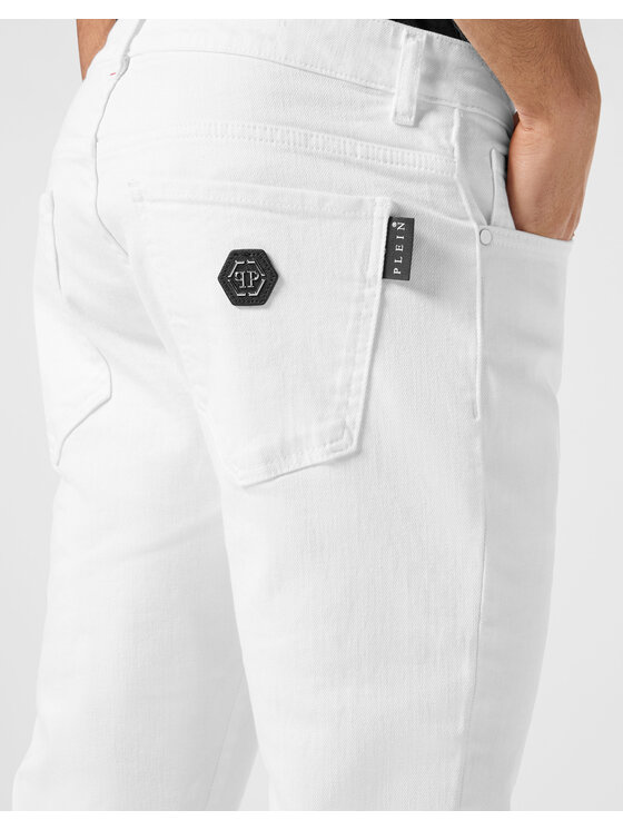 PHILIPP PLEIN PHILIPP PLEIN Jeans 23499 Bianco Straight Leg