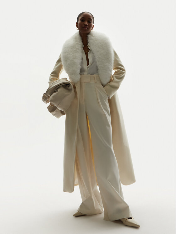 YES LONDON YES LONDON Villane mantel CD1184/ECO Ekrüüvärv Regular Fit