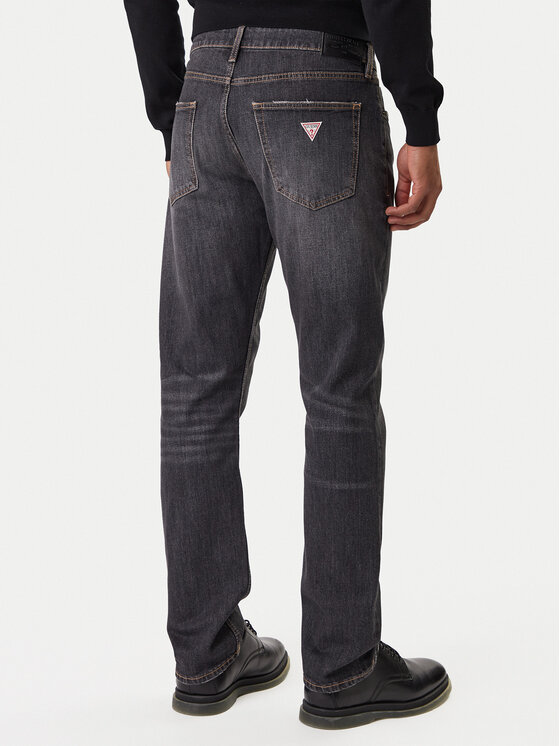 Guess Jeans Guess Jeans Blugi M6RA1C D5LW6 Negru Slim Fit