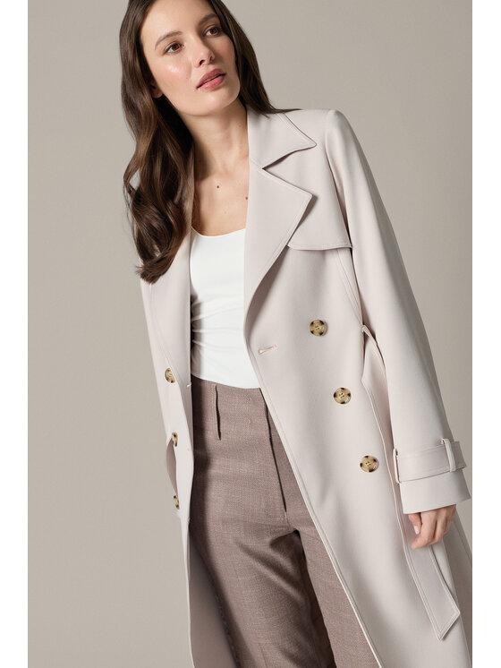 Lancerto Lancerto Trencz Tullia PC073126000001 Kremowy Regular Fit