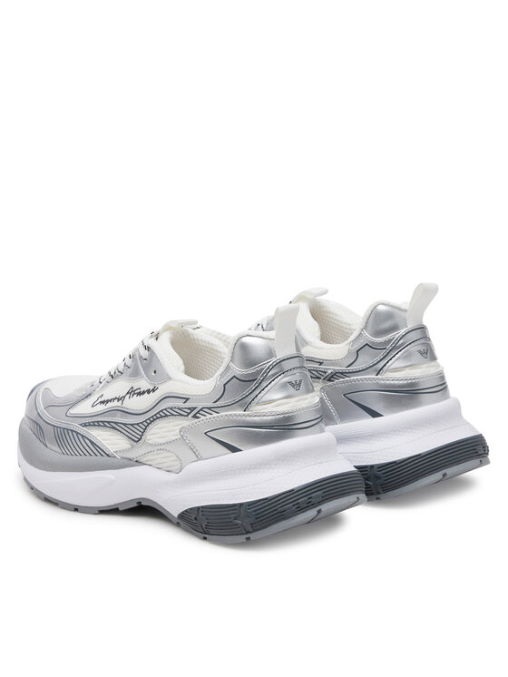 Emporio Armani Emporio Armani Sportcipők X3X238 XR388 00520 Ezüst