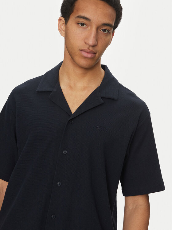 BOSS BOSS Ing 50536745 Sötétkék Relaxed Fit