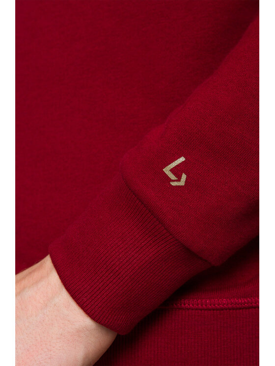 Lancerto Lancerto Bluza Tripp Bordowy Regular Fit