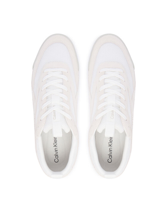 Calvin Klein Calvin Klein Сникърси Low Pro Runner Mix Mat HM0HM02208 Бял