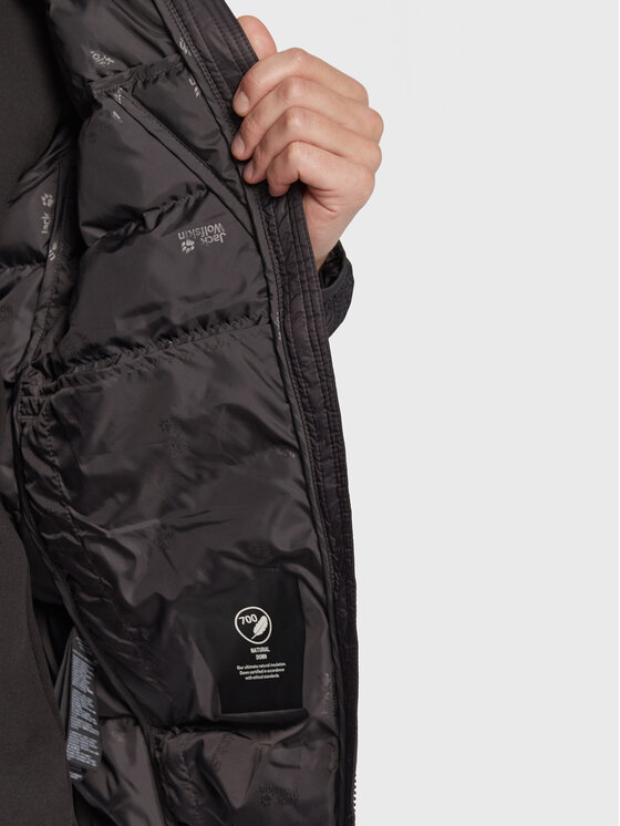 Jack Wolfskin Jack Wolfskin Pūkinė striukė Dna Tundra 1206612 Juoda Regular Fit