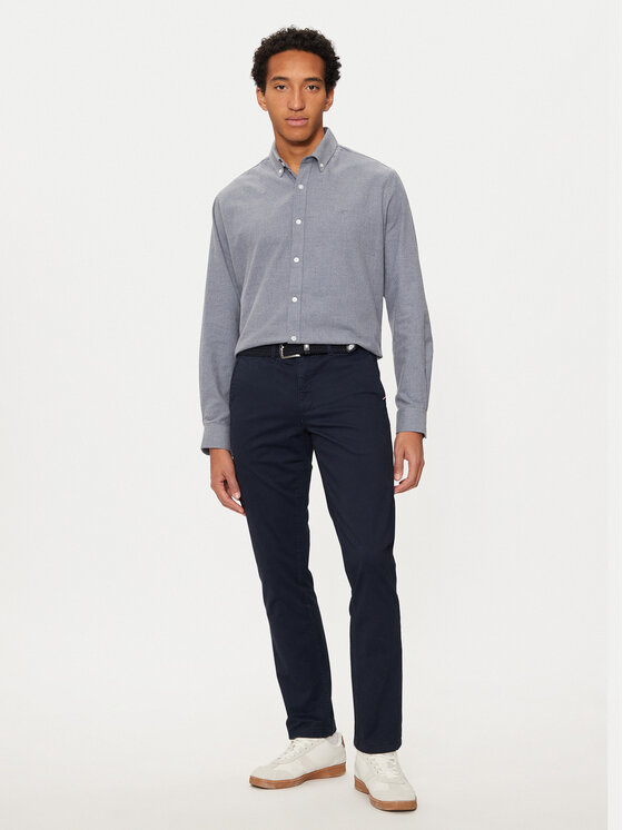 INDICODE INDICODE Košile Darian 25-354 Modrá Regular Fit