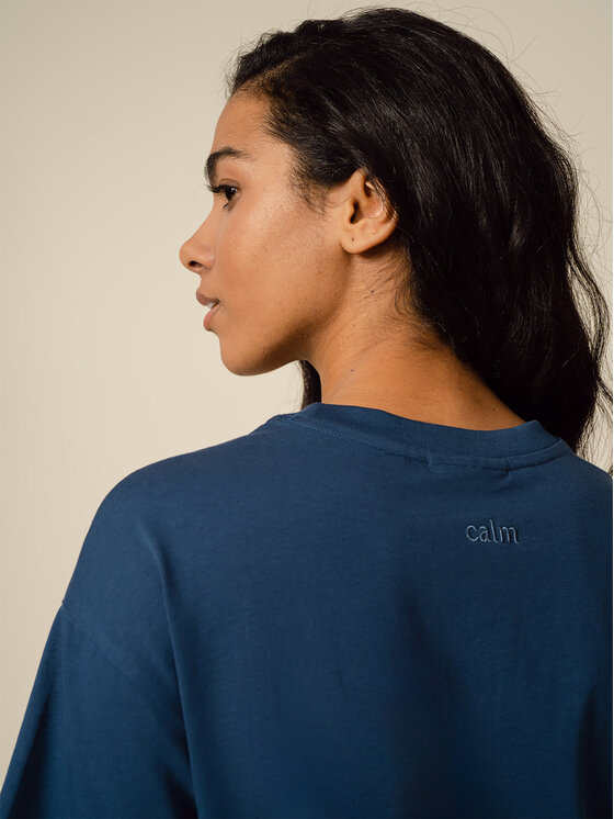 T-shirt OTHSS23TTSHF421 Blu scuro Oversize