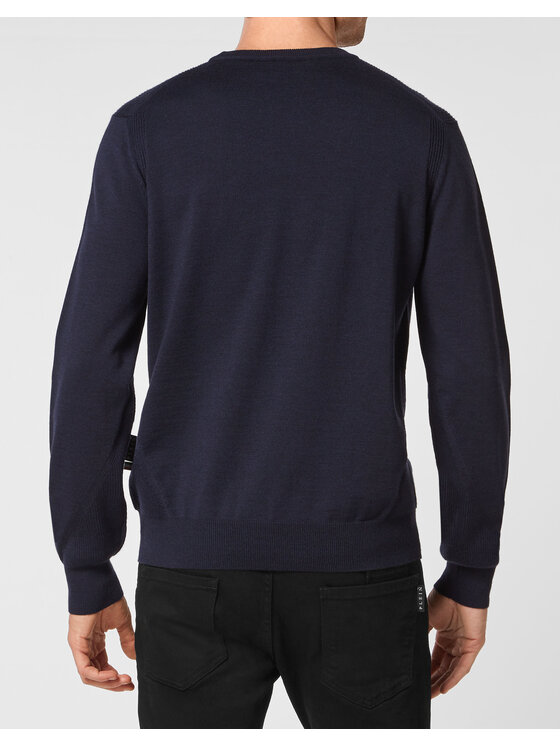PHILIPP PLEIN PHILIPP PLEIN Longsleeve 615 Celeste Regular Fit