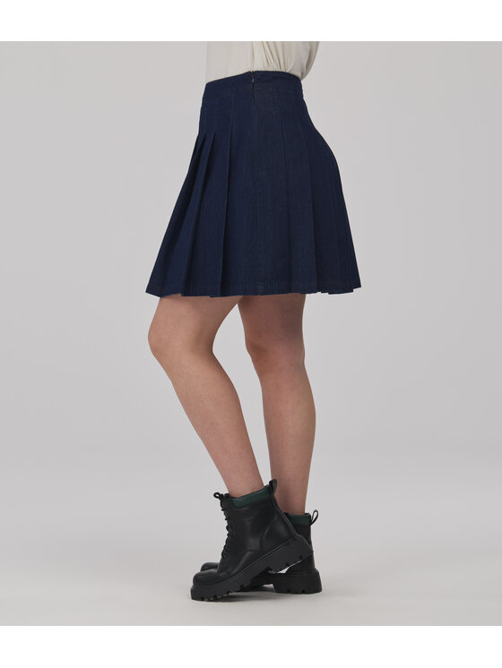 Lee Cooper Lee Cooper Spódnica jeansowa LOAN Niebieski Regular Fit