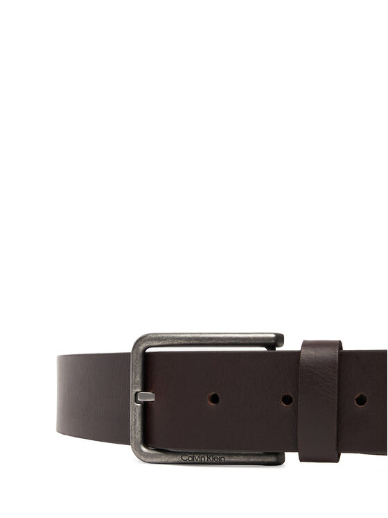 Calvin Klein Calvin Klein Чоловічий ремінь Warmth Buckle Smooth 35Mm LV04D7047G Коричневий