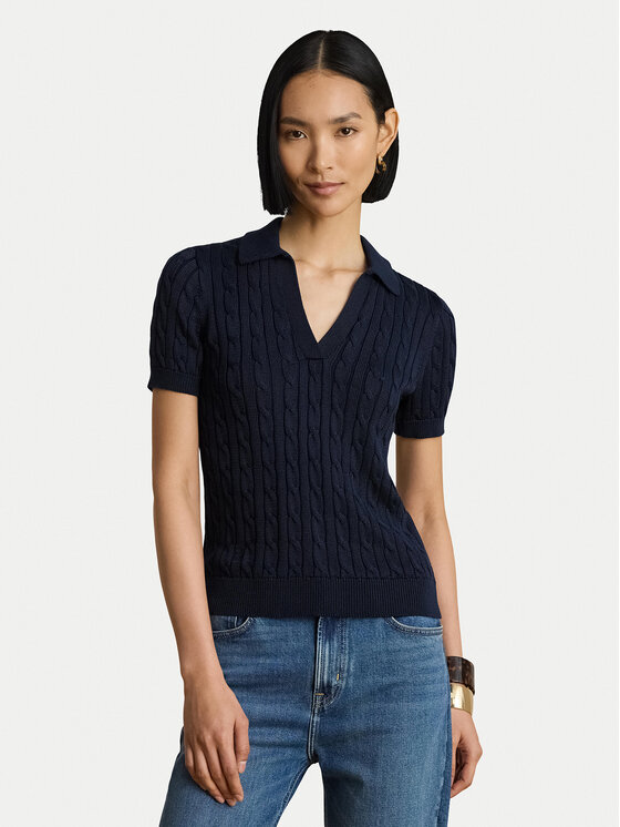 LAUREN RALPH LAUREN Tricou polo 200P14041003 Bleumarin Regular Fit