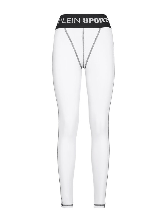 Plein Sport Plein Sport Legginsy 14231 Biały Active Fit