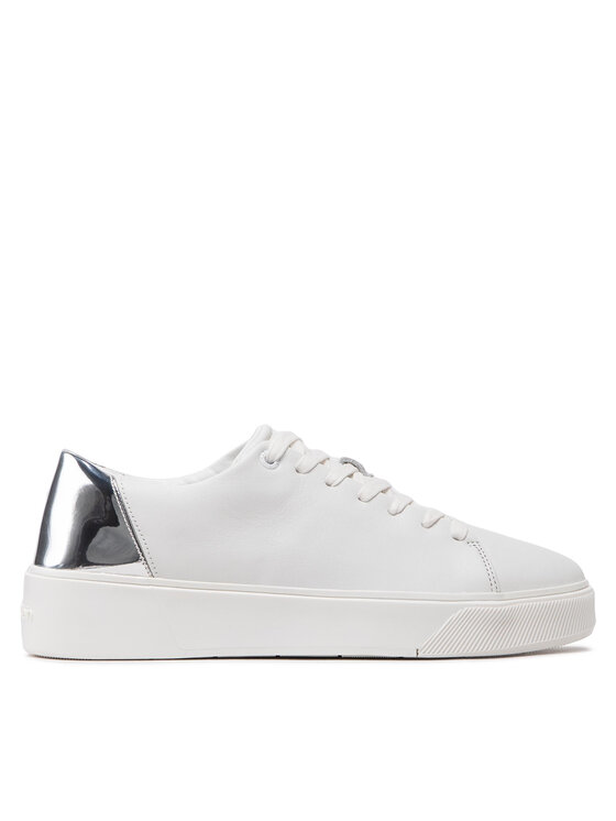 Sneakers Calvin Klein Low Top Lace Up HM0HM00824 White/Silver 0K6