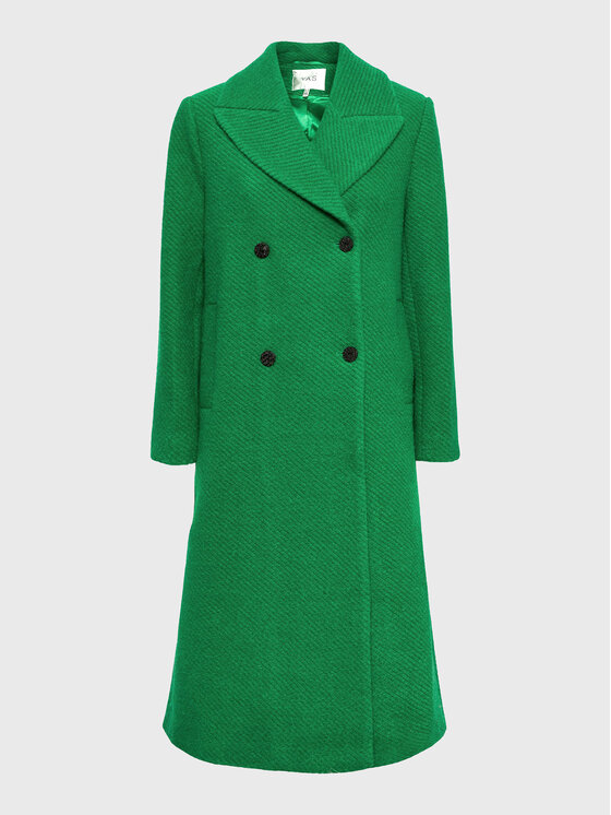YAS YAS Cappotto di lana Inferno 26028173 Verde Regular Fit