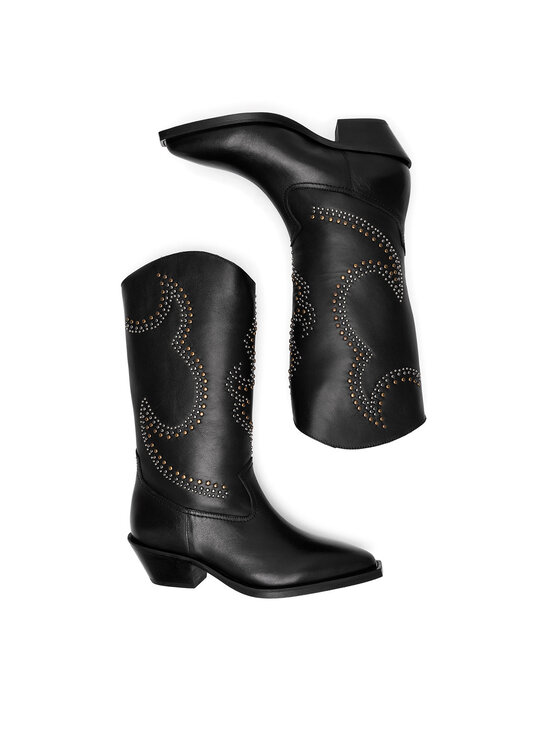 Badura Badura Cizme și botine cowboy ASPENDOS-796-24 Negru