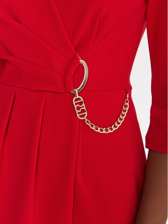 Rinascimento Rinascimento Coctailkleid CFC0020071002 Rot Regular Fit