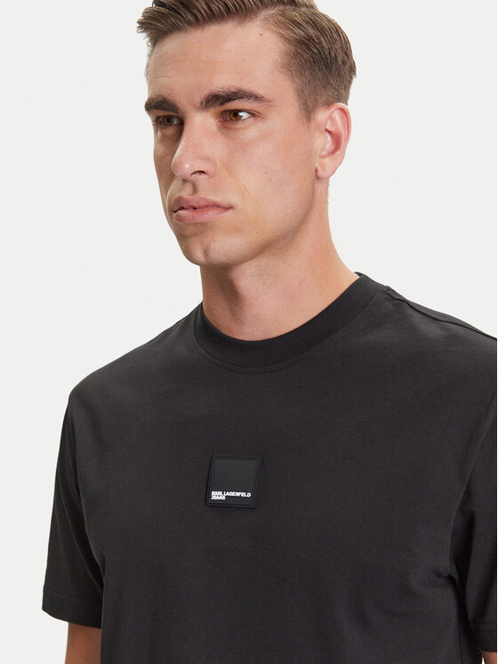 Karl Lagerfeld Jeans Karl Lagerfeld Jeans T-Shirt A3M17029 Schwarz Regular Fit
