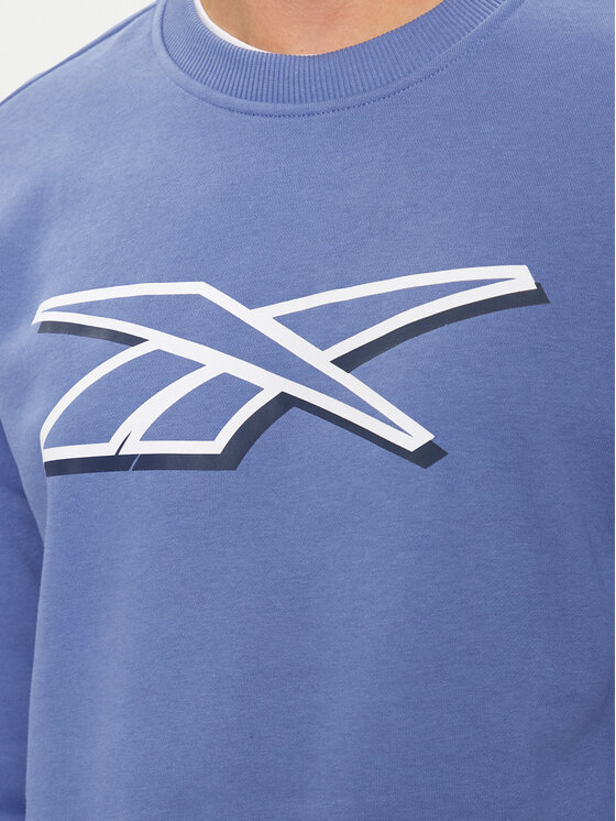 Reebok Reebok Bluza Vector Logo 100202411 Niebieski Regular Fit
