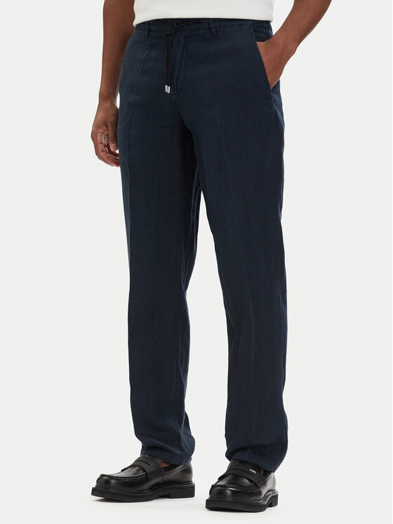 KARL LAGERFELD Pantaloni chino 265358 562818 Bleumarin Regular Fit