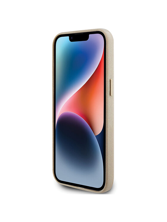 Guess Guess Etui na telefon iPhone 15 Pro Max Złoty