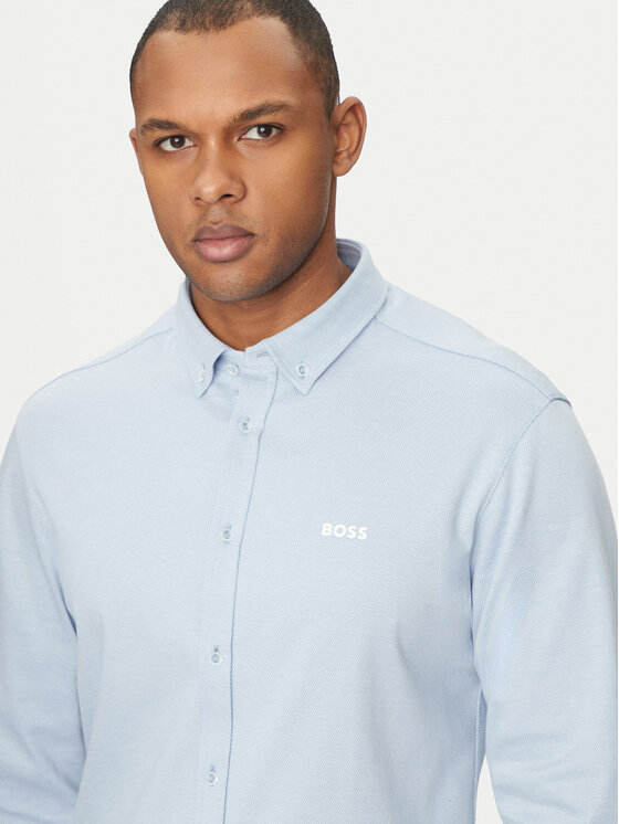 BOSS BOSS Srajca 50533163 Svetlo modra Regular Fit