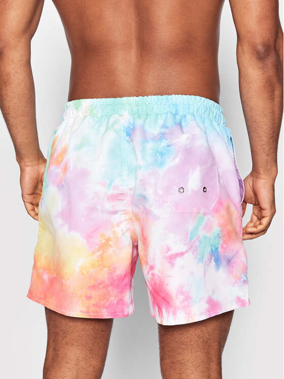 Pantaloncini da bagno Tie Dye Multicolore Regular