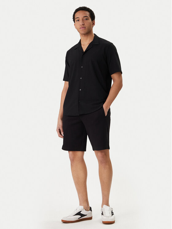 KARL LAGERFELD KARL LAGERFELD Marškiniai 605942 562034 Juoda Regular Fit