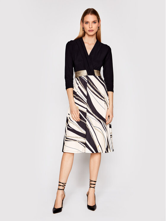 Rinascimento Rinascimento Повсякденна сукня CFC0017823002 Чорний Regular Fit