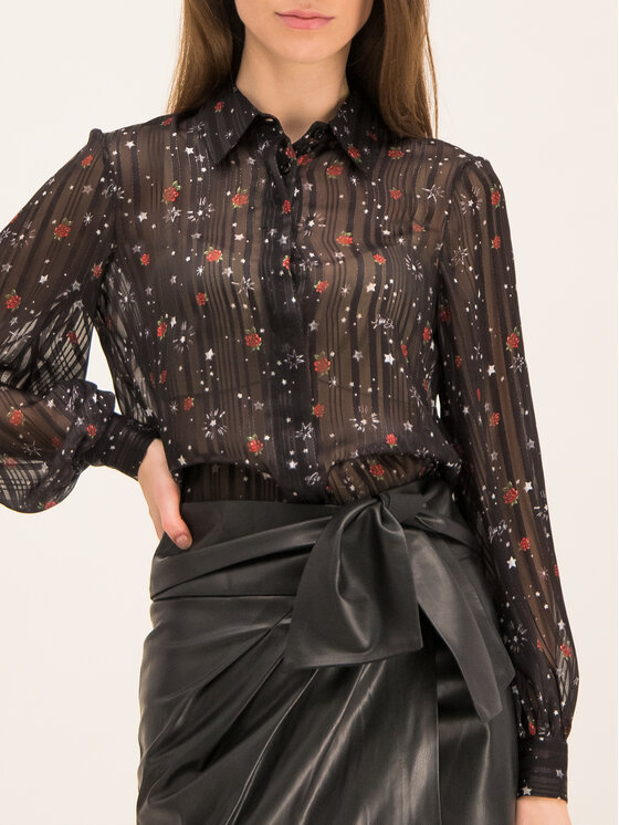 Liu Jo Liu Jo Риза Camica Pearl F69331 T4108 Черен Regular Fit