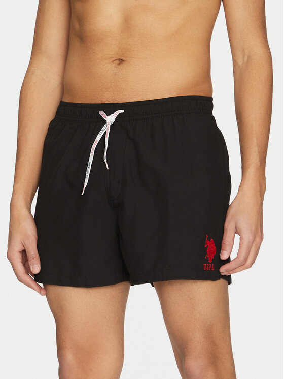 U.S. Polo Assn. U.S. Polo Assn. Pantaloni scurți pentru înot MUP0769 Negru Regular Fit
