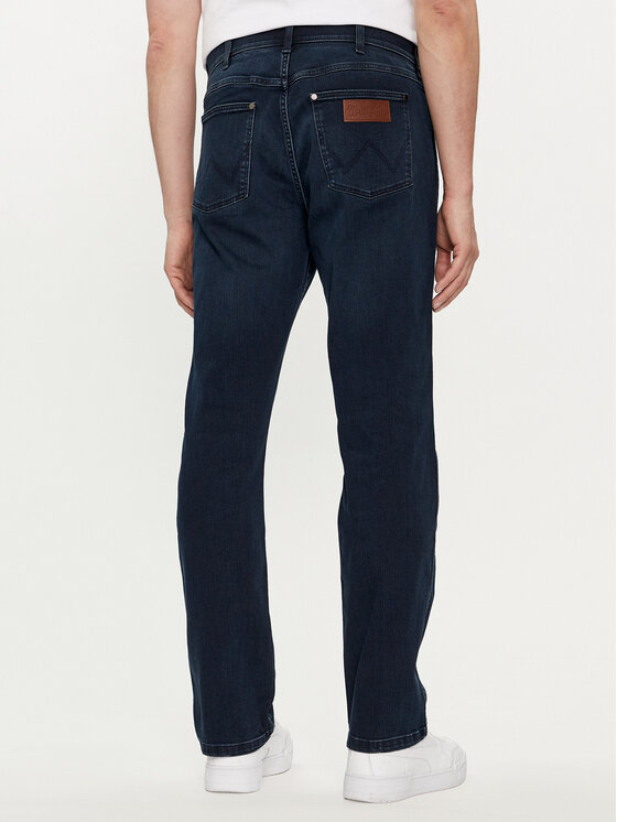 Wrangler Wrangler Дънки Greensboro 112350742 Тъмносин Straight Fit