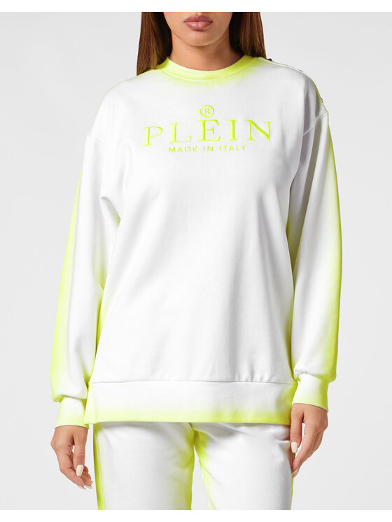 PHILIPP PLEIN PHILIPP PLEIN Bluza 9981 Biały Regular Fit