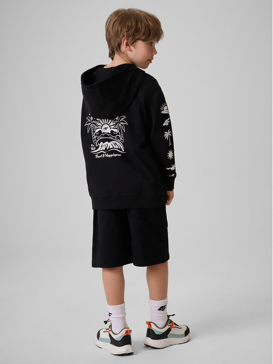 4F 4F Szorty sportowe SKATE & RIDE Czarny Regular Fit