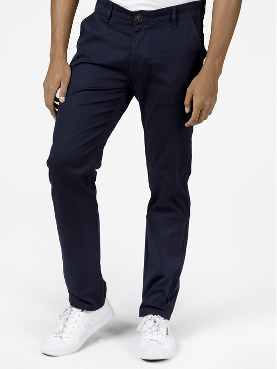 Chinosy Cross Jeans, Rozmiar 31/34, Grantowe, F 194-613