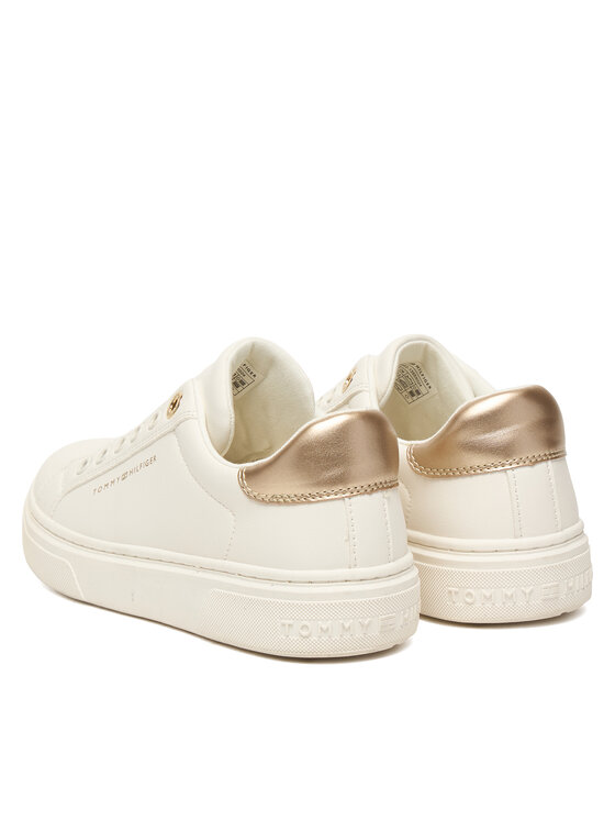 Tommy Hilfiger Tommy Hilfiger Sneakersy Low Cut Sneaker T3A9-33983-1355 D Bílá