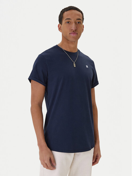 G-Star Raw G-Star Raw Tričko Lash R T D16396-2653-B111 Tmavomodrá Regular Fit