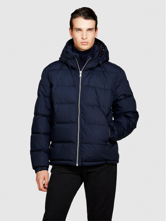 Sisley Sisley Zimska jakna 23VFSN02J Tamnoplava Regular Fit