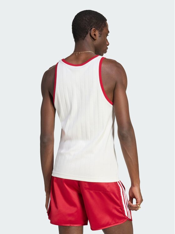 adidas adidas Tank top 165410 Biały Slim Fit