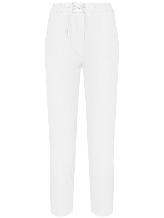 Marella Marella Stoffhose Nasco 31360707 Weiß Regular Fit