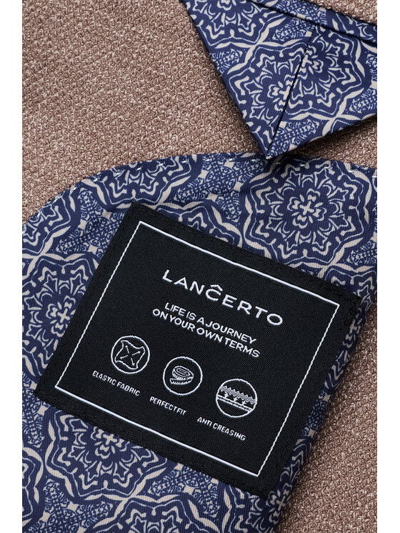 Lancerto Lancerto Marynarka Tricarico MA131126000019 Brązowy Regular Fit