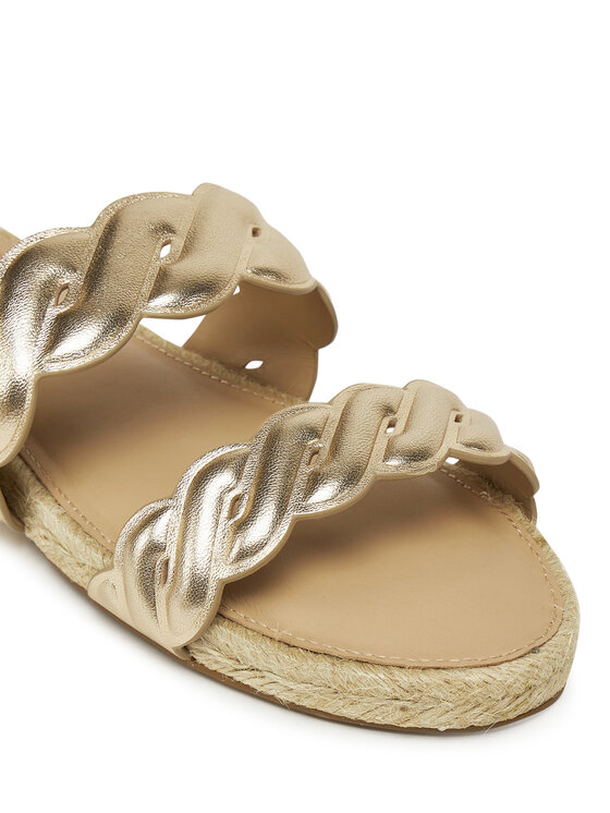 Tommy Hilfiger Tommy Hilfiger Espadrillas Metallic Rope Espadrille Mule FW0FW08670 Oro