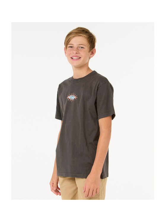 Rip Curl Rip Curl T-Shirt Raw Energy Skull Tee -Boy Czarny Relaxed Fit