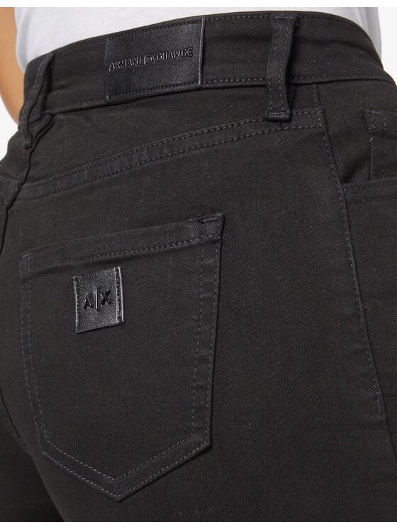 Armani Exchange Armani Exchange Jeansy 8NYJ45 Y1TCZ 0204 Černá Cigarette Fit