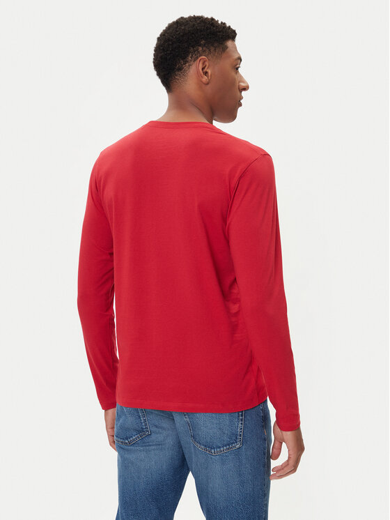 Pepe Jeans Pepe Jeans S dlhými rukávmi Eggo Long N PM5010135 Červená Regular Fit