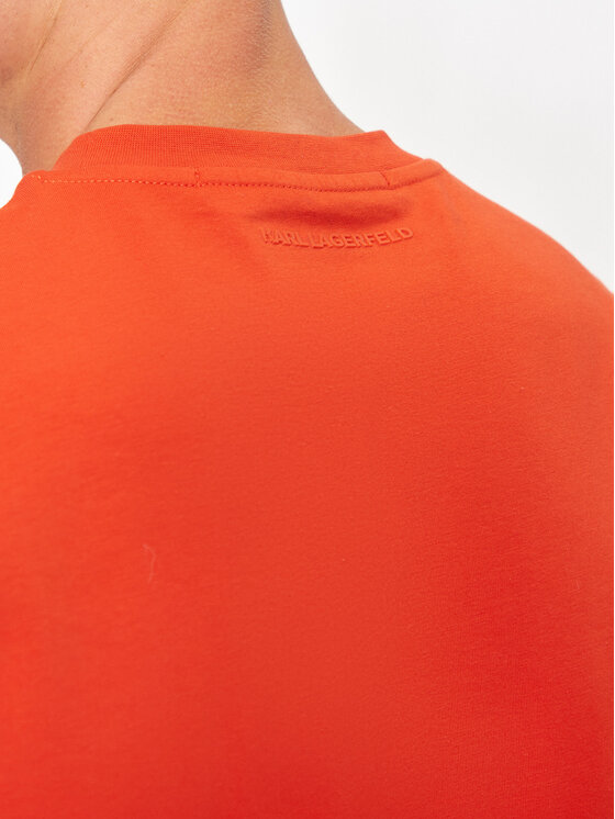 KARL LAGERFELD KARL LAGERFELD Marškinėliai 755027 544221 Oranžinė Regular Fit