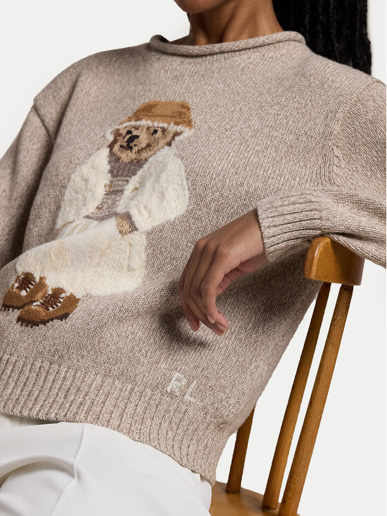 Polo Ralph Lauren Polo Ralph Lauren Πουλόβερ 211947935001 Μπεζ Relaxed Fit