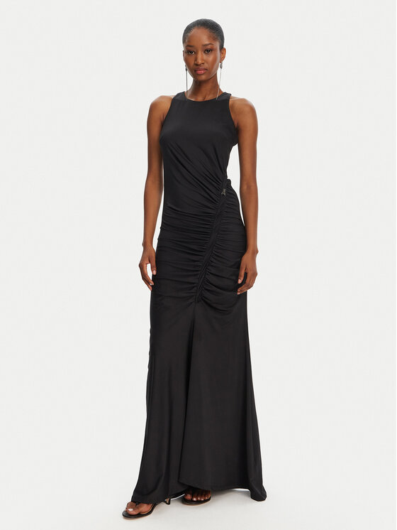 Patrizia Pepe Patrizia Pepe Večerné šaty 2A2872/J294-K103 Čierna Regular Fit