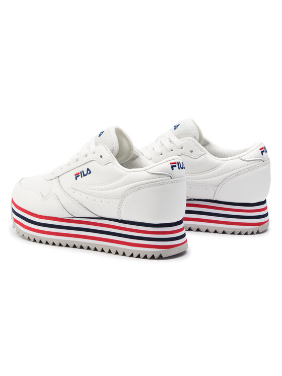 Fila Sneakers Orbit Zeppa Stripe Wmn 1010667.02P Blanc Modivo