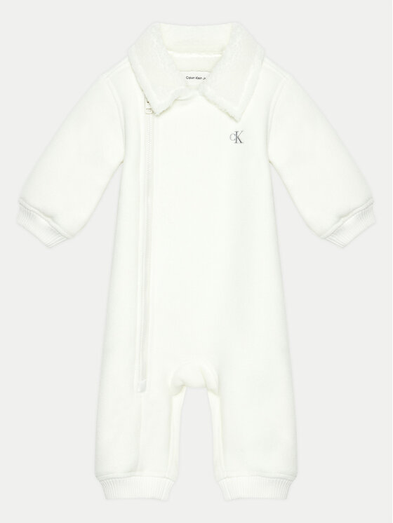 Calvin Klein Jeans Calvin Klein Jeans Βρεφικό φορμάκι εξόδου IN0IN00255 Εκρού Regular Fit